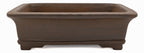 Gyouzan Nakano Yokizou 1st Gen Vintage Unglazed Rectangle Bonsai Pot 11"