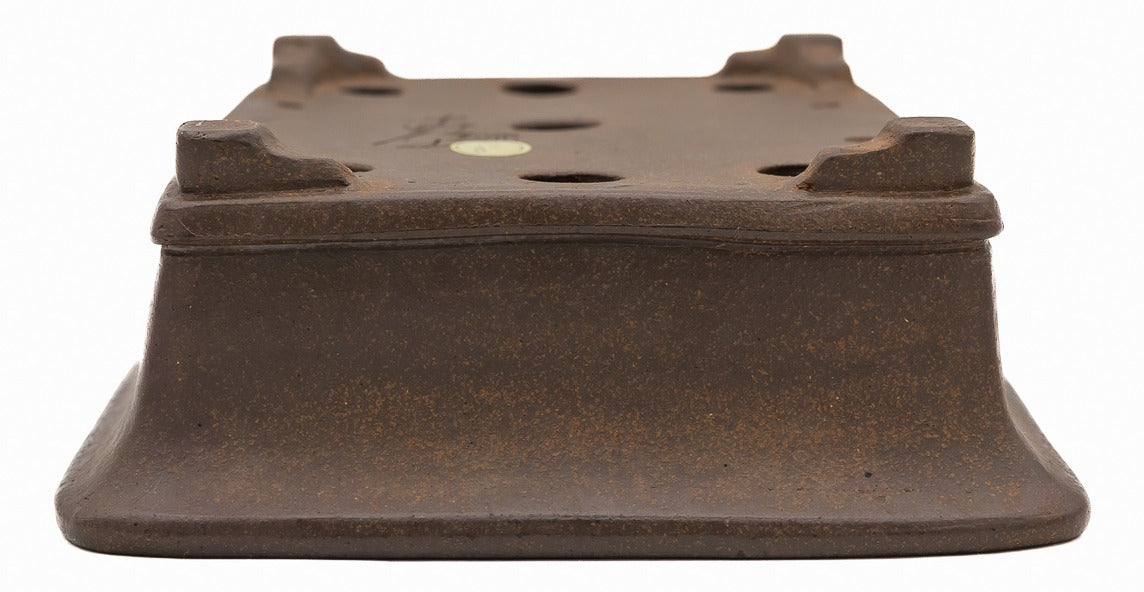 Gyouzan Nakano Yokizou 1st Gen Vintage Unglazed Rectangle Bonsai Pot 11"