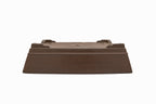 Large Rectangular Glazed Japanese Bonsai Pot – Gyouzan Kiln, Smooth Texture, Bold Form, Sharp Lines, Bottom Border, Chop Mark