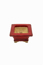 Bushuan Whisper, 3.0x2.5x1.0 inch, Pot #666 – Fukushige’s Petite Rectangle from Japan