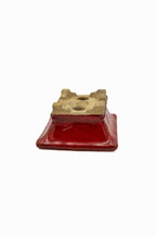 Bushuan Whisper, 3.0x2.5x1.0 inch, Pot #666 – Fukushige’s Petite Rectangle from Japan