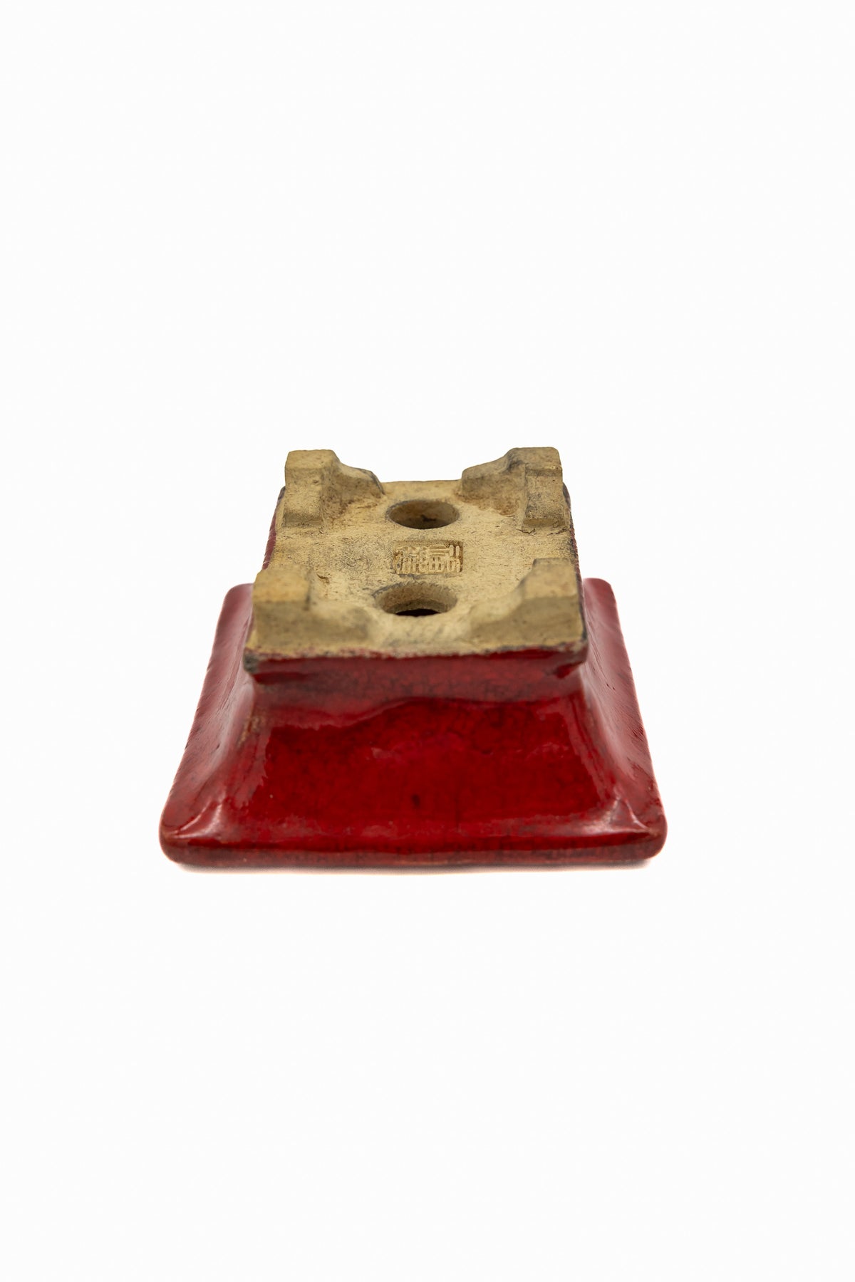 Bushuan Whisper, 3.0x2.5x1.0 inch, Pot #666 – Fukushige’s Petite Rectangle from Japan