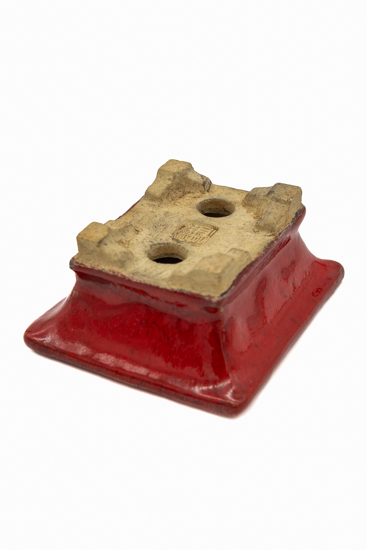 Bushuan Whisper, 3.0x2.5x1.0 inch, Pot #666 – Fukushige’s Petite Rectangle from Japan