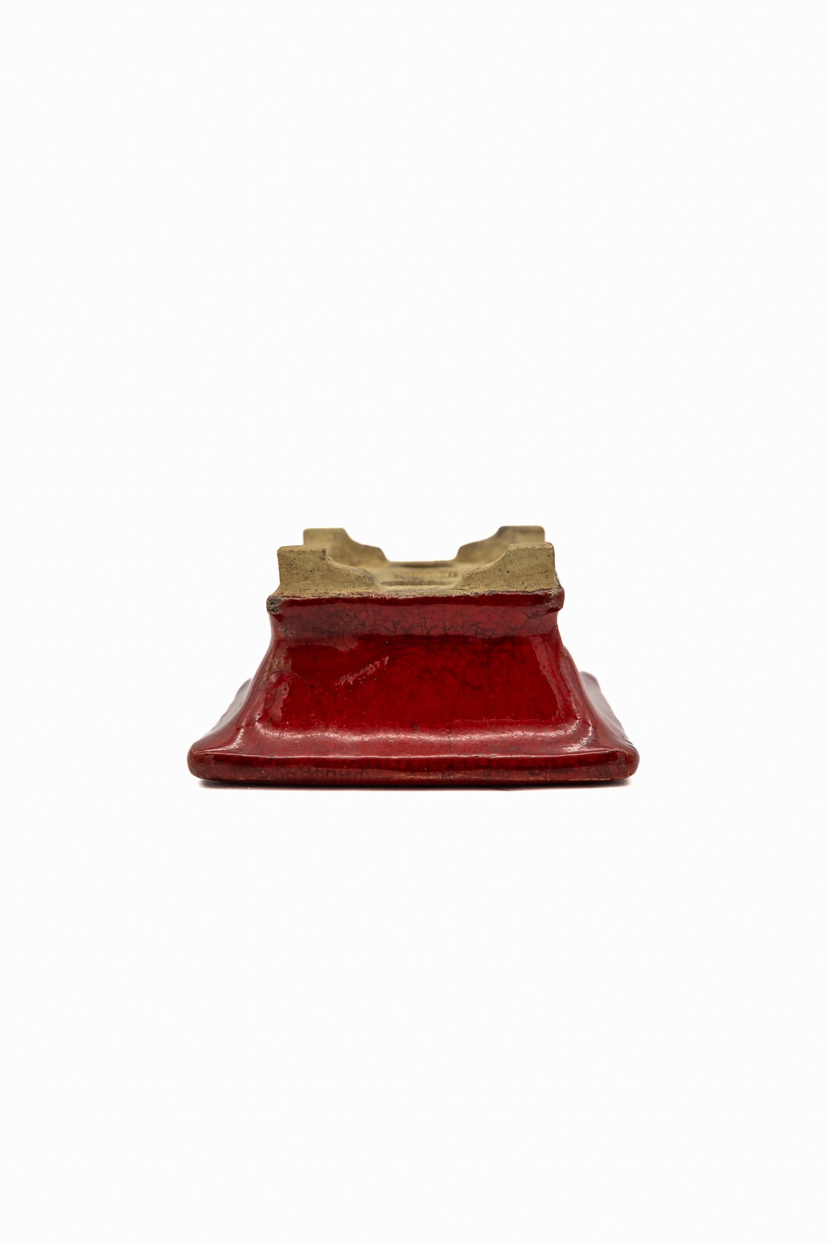 Bushuan Whisper, 3.0x2.5x1.0 inch, Pot #666 – Fukushige’s Petite Rectangle from Japan