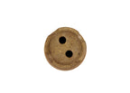 Small Round Unglazed Sara Rayner Cascade Bonsai Pot – Nail Signature, Thin Center Band, Cutout Feet, USA