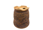 Medium Cascade Unglazed Rustic Bonsai Pot – Thin Walls, Sara Rayner Kiln, Nail Signature, USA