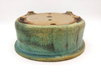 Large Oval Glazed Sara Rayner Bonsai Pot with Extended Flat Rim and Etched Feet – USA Nail Signature