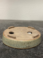 Syunzan Crackle Celadon Oval – Iron Rim