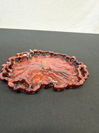 Burl Root-Form Jita Display Board, Signed Kouzan