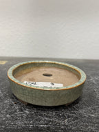 Syunzan Crackle Celadon Oval – Iron Rim