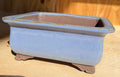 3rd Generation Yamaaki Rectangle – Sky-Blue Glaze, Cloud Feet, Nail Signed