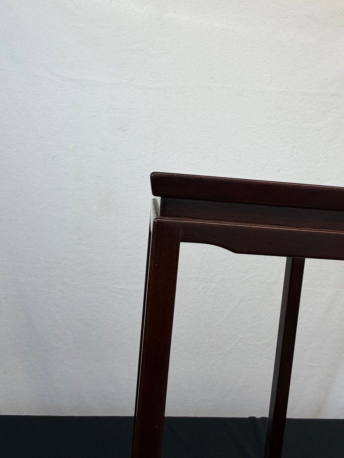 Large Ming-Style Hardwood Stand with Waisted Top
