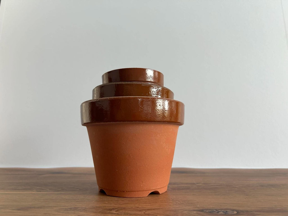 Tokoname Unglazed Training Pot — High-Fired Japanese Terra Cotta