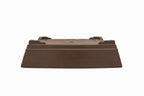 16x13x4 Inch Gyouzan Rectangle Bonsai Pot #388 – Bottom Border, Glazed, Chop Mark