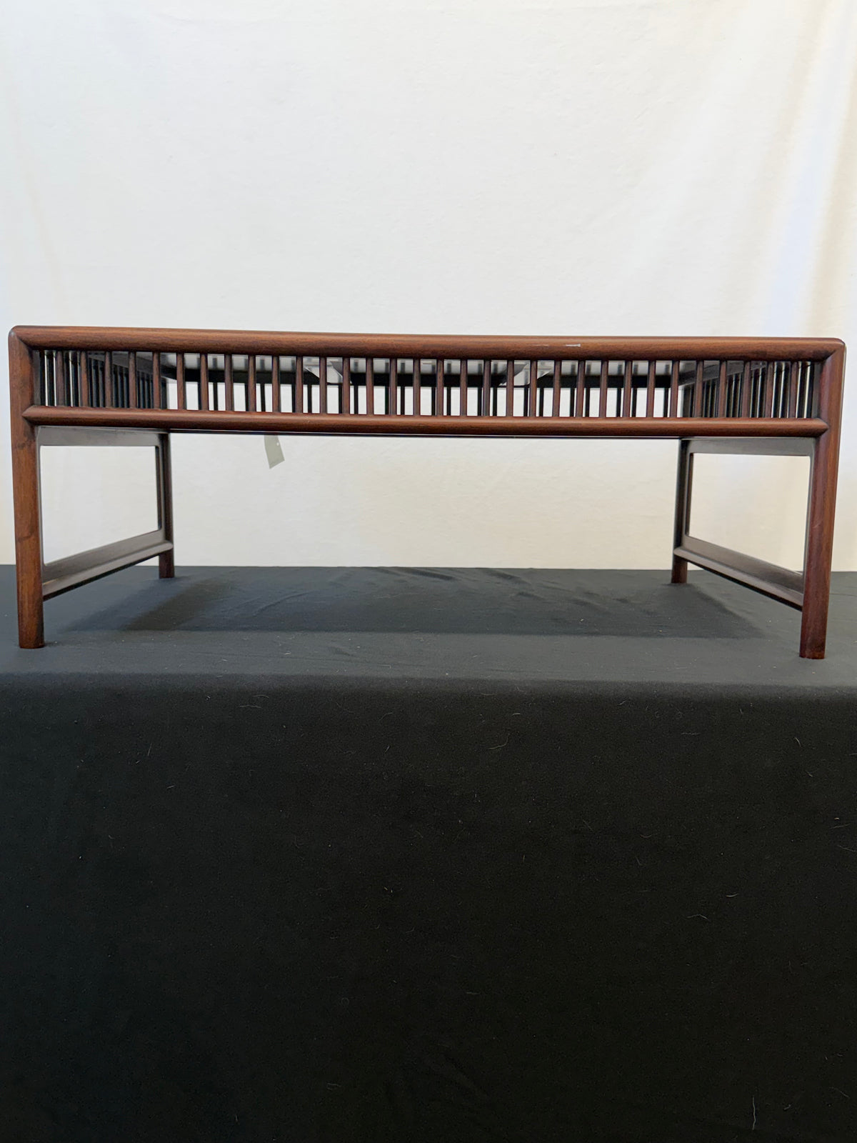 Japanese Rosewood Display Table, 29.5" x 19", Spindle Gallery