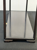 Japanese Rosewood Display Shelf (Kazaridana), Stepped Middle Shelf, 23.5" Tall