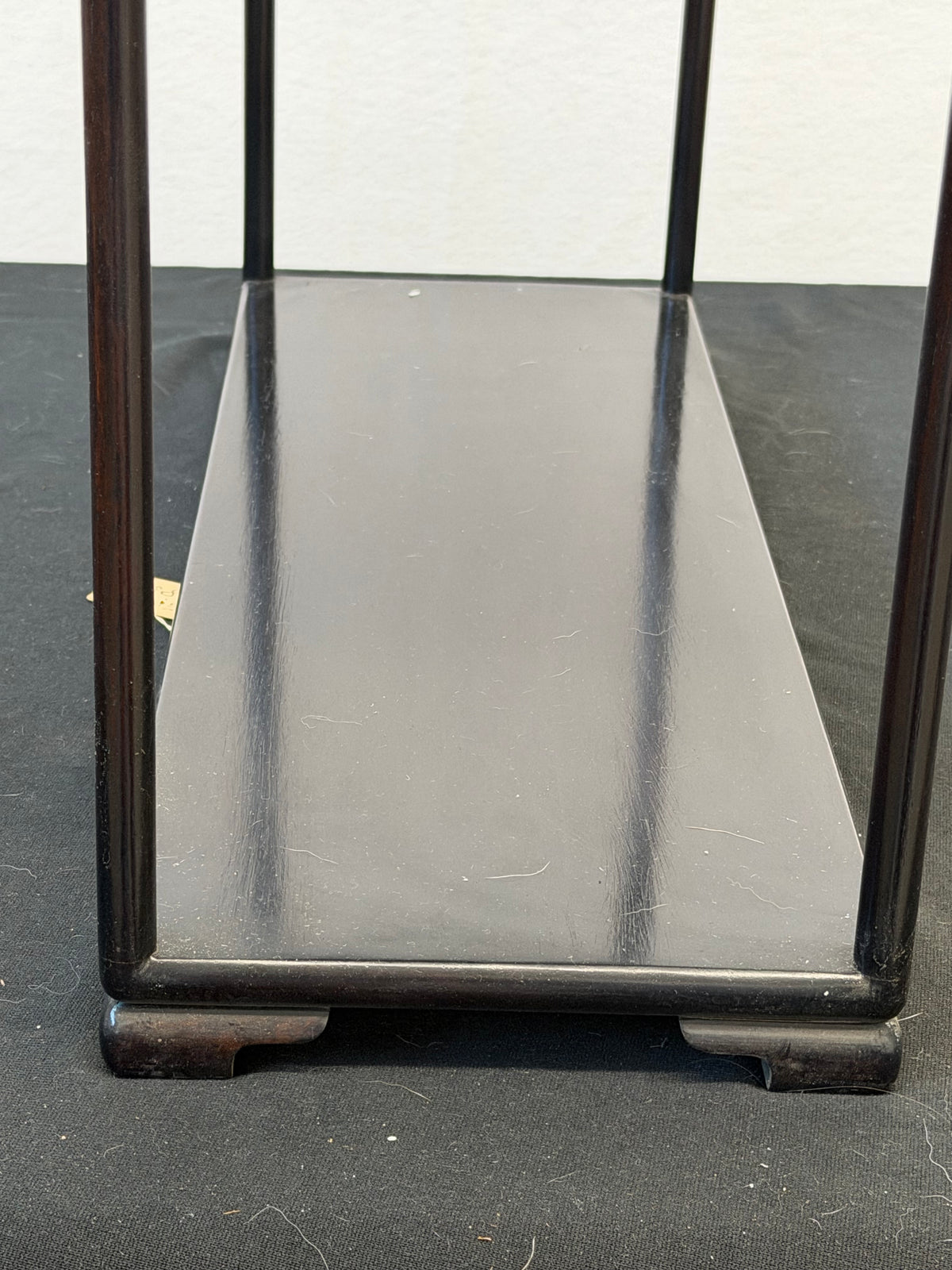Japanese Rosewood Display Shelf (Kazaridana), Stepped Middle Shelf, 23.5" Tall