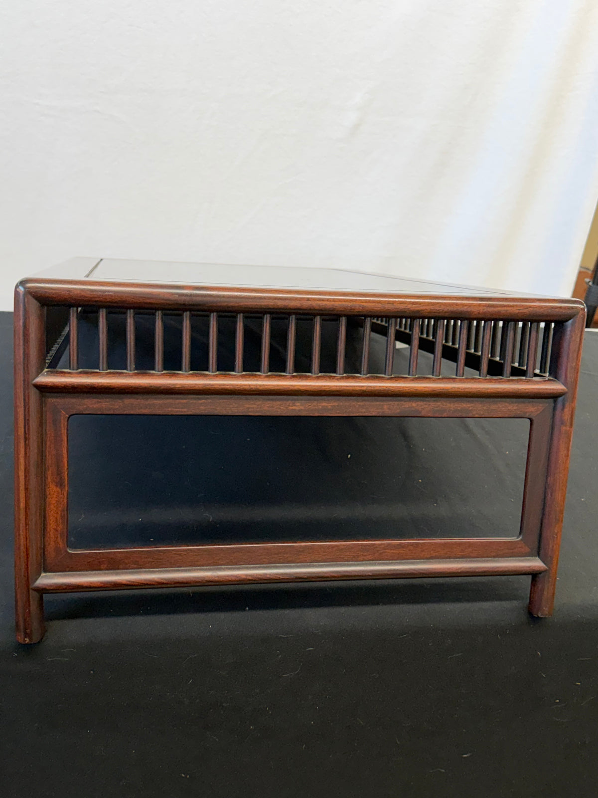 Japanese Rosewood Display Table, 29.5" x 19", Spindle Gallery