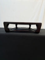 Low Japanese Rosewood Display Table, 23" x 16", Open Scroll Legs