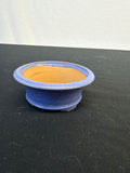 3.5x1.75 Inch Yozan Round Bonsai Pot – Purple Glaze