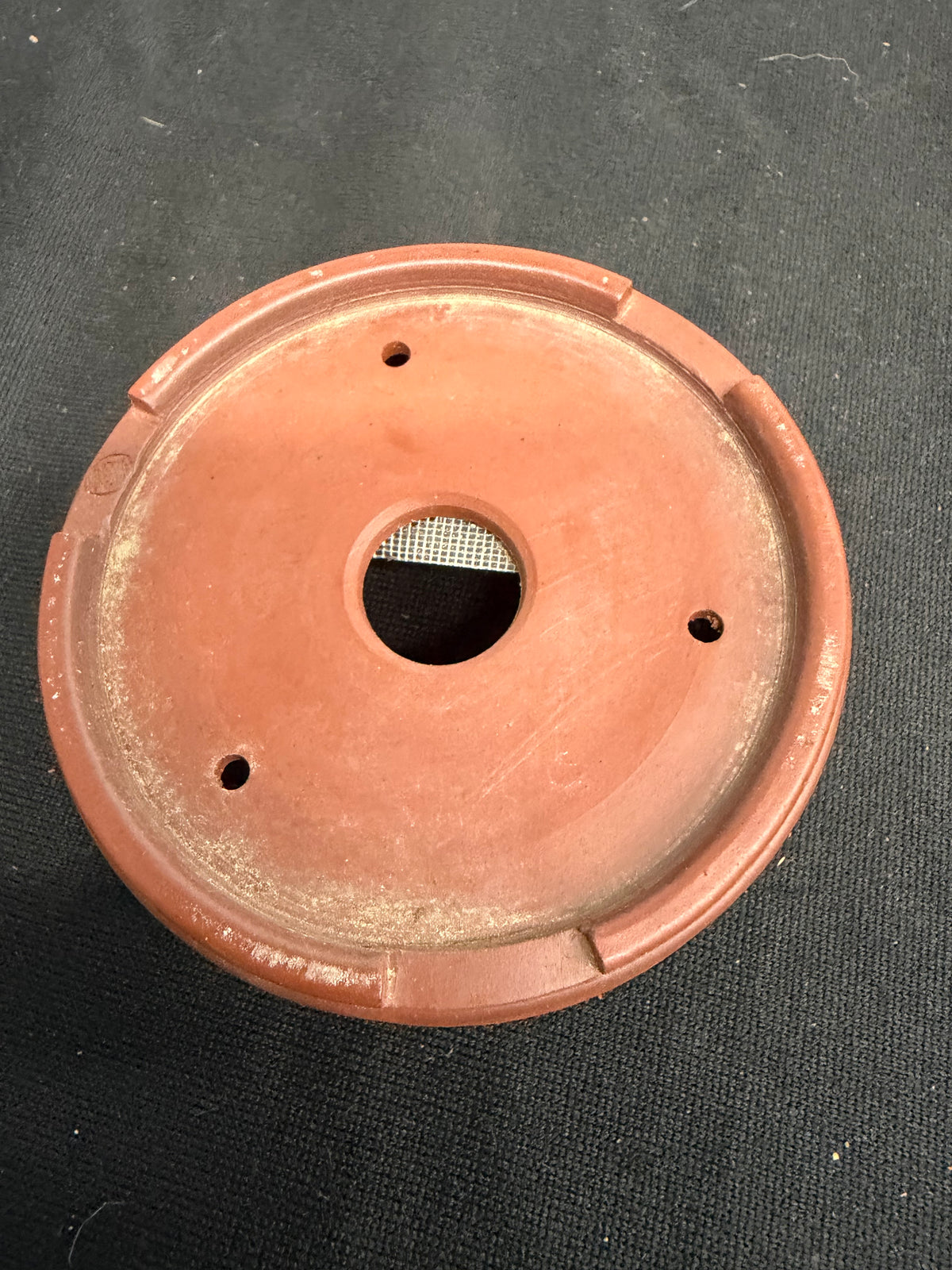 Bigei Banded Drum Round – Cut Foot Ring, Chop Stamped
