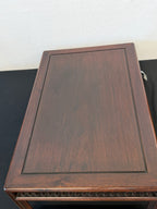 Japanese Rosewood Display Table, 29.5" x 19", Spindle Gallery