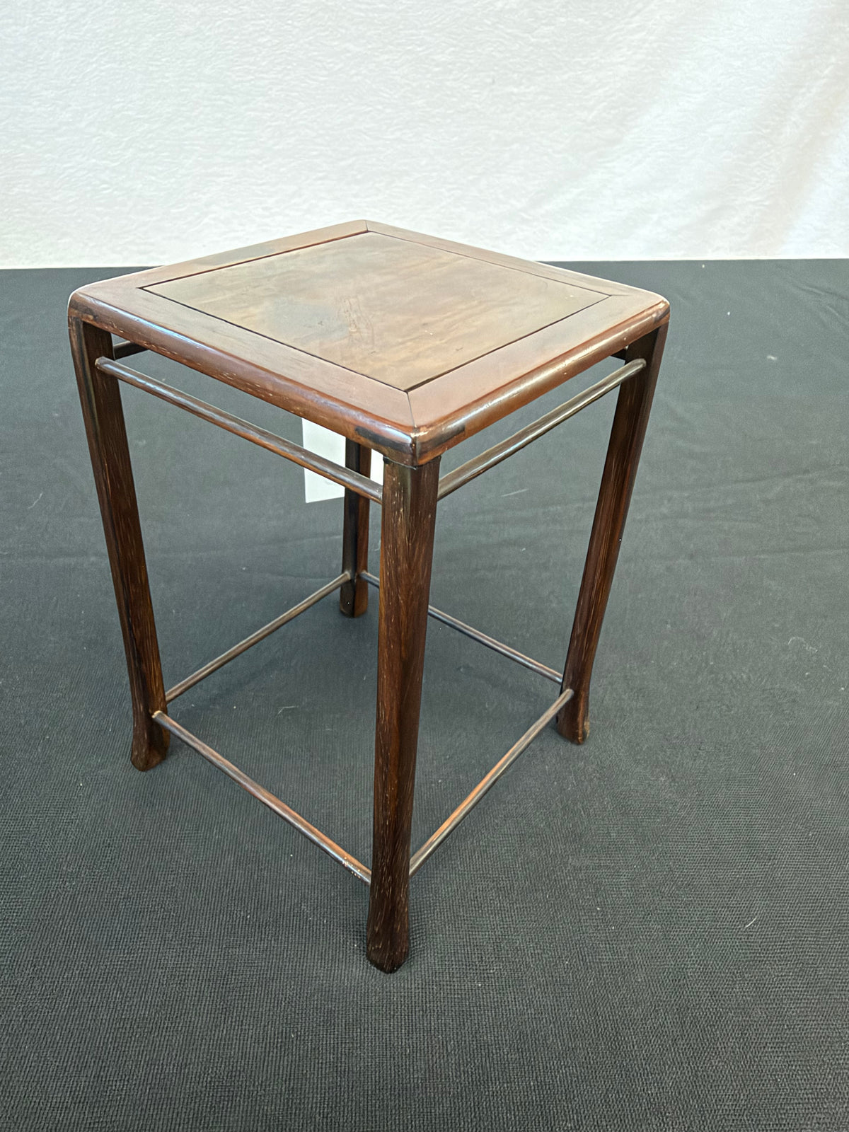 Tall Square Frame-and-Panel Hardwood Stand