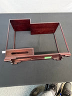 Japanese Rosewood Stepped Display Shelf, Artist Signed