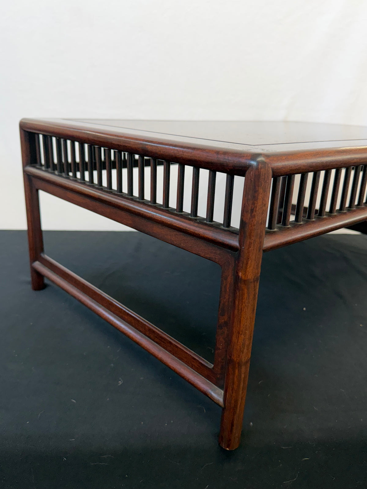 Japanese Rosewood Display Table, 29.5" x 19", Spindle Gallery
