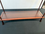 Japanese Rosewood Display Shelf (Kazaridana), Scroll-Linked Shelves, Signed