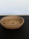 17x13x4 Inch Gyouzan Oval Bonsai Pot – Unglazed, Chop Marked