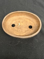 Kenzan Unglazed Oval – Warm Textured Clay