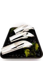Stainless Steel Bonsai Soil Scoop Set – Small, Medium &amp; Large