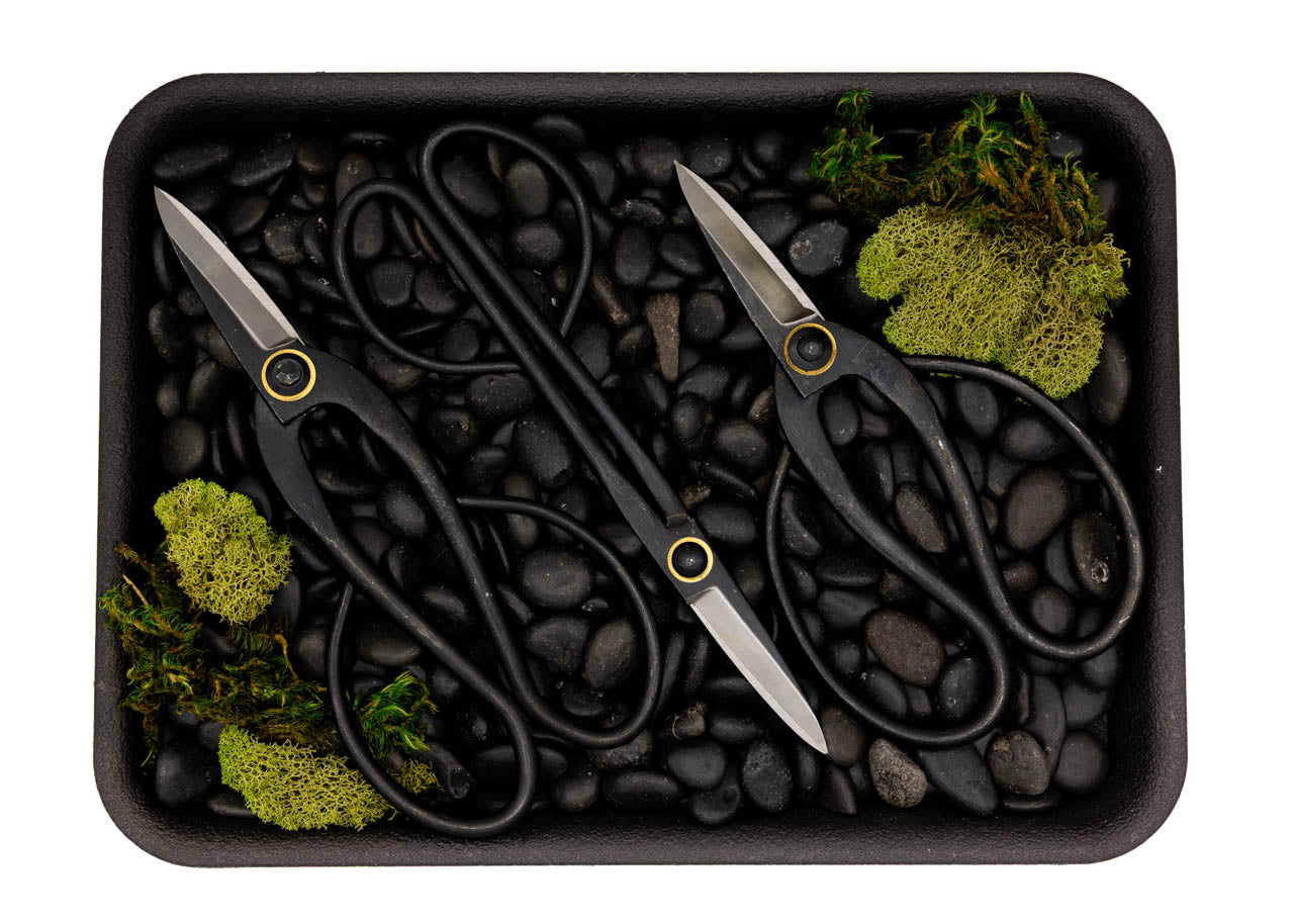 3‑Pack – 185mm, 210mm, and 170mm Single‑Handled Bonsai Shears (Hardened Steel)