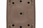 Large Rectangular Glazed Japanese Bonsai Pot – Gyouzan Kiln, Smooth Texture, Bold Form, Sharp Lines, Bottom Border, Chop Mark
