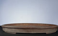 27.5x19.5x3 Inch Suishouen Oval Bonsai Pot – Red-Brown Clay, Shallow