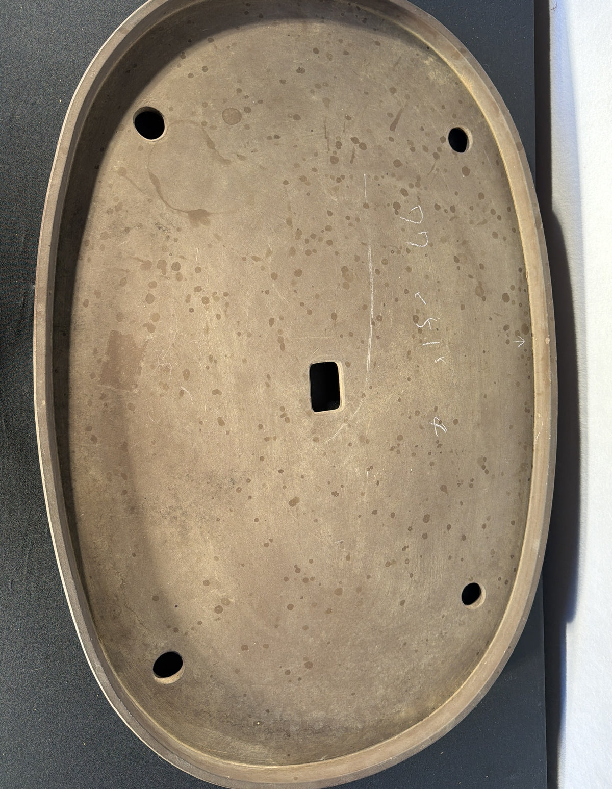 31x28x2 Inch Yamaaki Oval Bonsai Pot – Extra-Large Shallow Tray