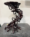 Hand-Carved Root Display Stand R7 - Tall Shohin Stand