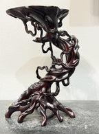 Hand-Carved Root Display Stand R7 - Tall Shohin Stand