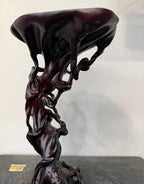 Hand-Carved Root Display Stand R7 - Tall Shohin Stand