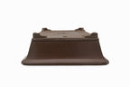 Large Rectangular Glazed Japanese Bonsai Pot – Gyouzan Kiln, Smooth Texture, Bold Form, Sharp Lines, Bottom Border, Chop Mark
