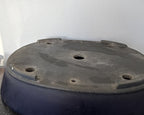 Koyo Ruri Blue Oval Bonsai Pot, vintage Tokoname
